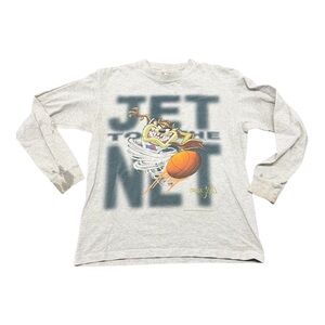 Vintage 90s Looney Tunes Taz Basketball Long Sleeve Shirt